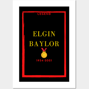 Elgin baylor Posters and Art